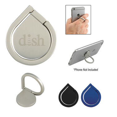 Aluminum Cell Phone Ring And Stand - Optamark