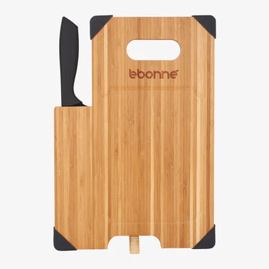 Bamboo Cutting Board W/Knife - Optamark