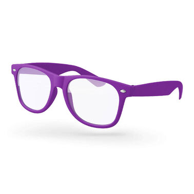 Blue Light Blocking Retro Promotional Glasses w/ full-color imprint - Optamark