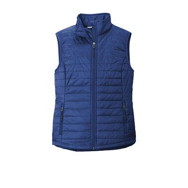 Cobalt Blue Port Authority Â® Ladies Packable Puffy Vest - Optamark