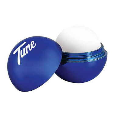 Large Fish Bowl With Metallic Finish Round Lip Balm - Optamark