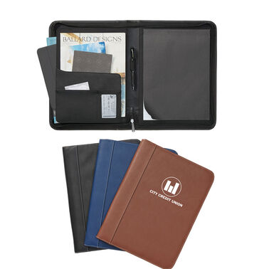 Madison Zippered Padfolio - Optamark