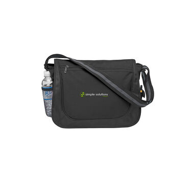 Messenger Bag With Matching Striped Handle - Optamark