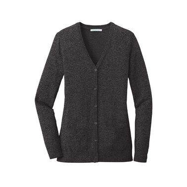 Port Authority ® Ladies Marled Cardigan Sweater