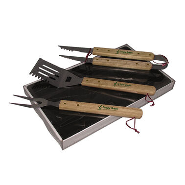 Premium Wood Handle BBQ Set - Optamark