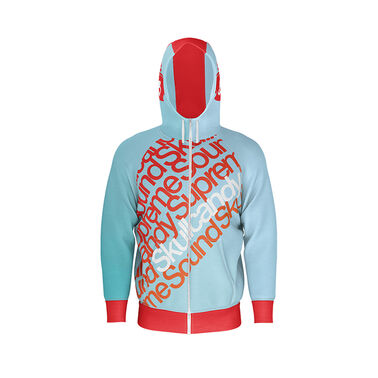 Rusty import unisex dye-sublimated raglan full-zip hoodie - Optamark