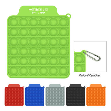 Push Pop Square Stress Reliever Game - Optamark