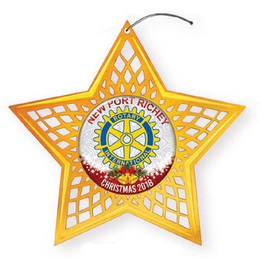 Vibraprint™ Star Holiday Ornament