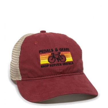 Premium Washed Twill W/Tea-Stained Mesh Back - Optamark