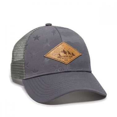 Debossed American Flag Mesh Back - Optamark